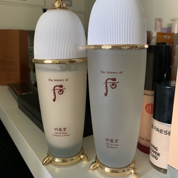 The history of whoo all in one balancer and lotion